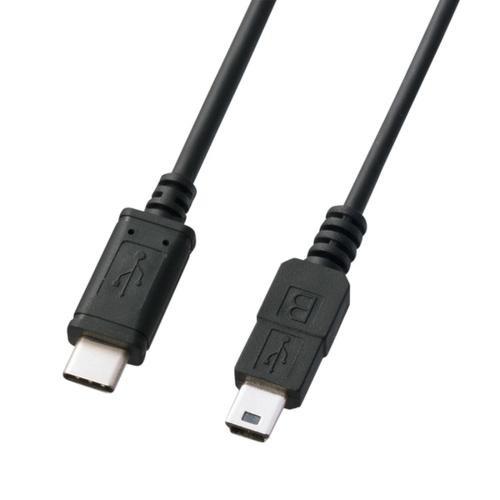 サンワサプライ KU-CMB20 USB2.0 TypeC - miniB ケーブル