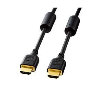 サンワサプライ KM-HD20-20FC ブラック フェライトコア付き HDMIケーブル 2m