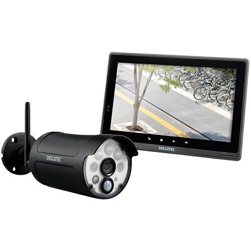 DXアンテナ WSS10M1CL DXアンテナ センサーライト付ワイヤレスフルHDカメラ&amp;10inc...