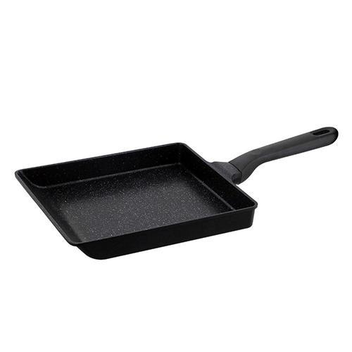 ベストコ ND-3901 ブラック LIV PLUS でかすぎる！エッグパン 卵焼き器 23×25c...