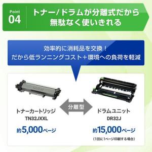 レーザープリンター ブラザー JUSTIO(ジ...の詳細画像5