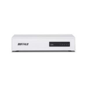 バッファロー(BUFFALO) LSW4-TX-5NS/WHD ホワイト 10/100Mbps対応 ...
