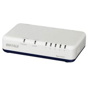 バッファロー(BUFFALO) LSW6-GT-5EPL/WH(ホワイト) Giga対応スイッチングハブ 5ポート｜ebest