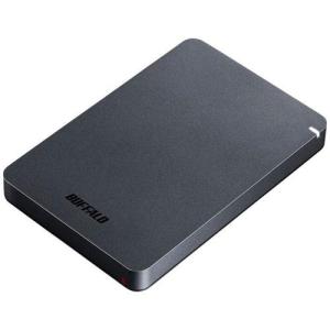 バッファロー(BUFFALO) HD-PGF1.0U3-BKA(ブラック) ポータブルHDD 1TB USB3.1(Gen1) /3.0/2.0接続 耐衝撃｜ebest