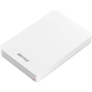 バッファロー(BUFFALO) HD-PGF2.0U3-BWHA(ホワイト) ポータブルHDD 2TB USB3.1(Gen1) /3.0/2.0接続 耐衝撃｜ebest