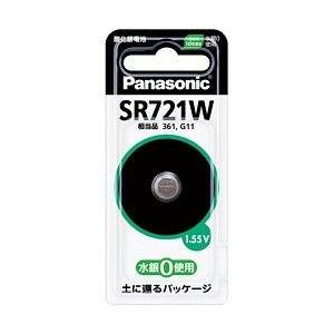パナソニック(Panasonic) SR721W 酸化銀電池 1.55V 1個