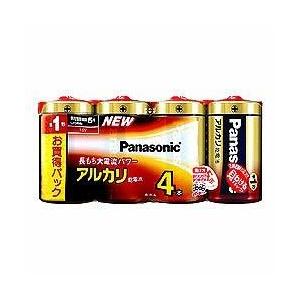 パナソニック(Panasonic) LR14XJ/4SW アルカリ乾電池 単2形 4本パック