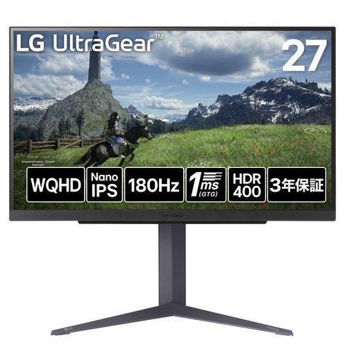 LGエレクトロニクス(LG) 27GS85Q-B LG UltraGear 27型 WQHDゲーミン...