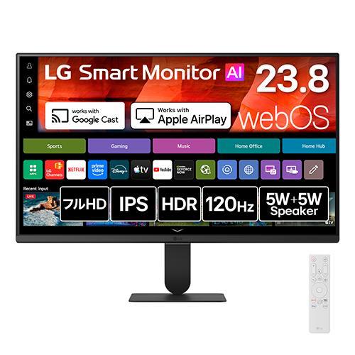 LGエレクトロニクス(LG) 24U511SB-B LG Smart Monitor AI 23.8...