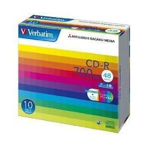 Verbatim(バーベイタム) SR80SP10V1 データ用 CD-R 700MB 1回記録 プ...