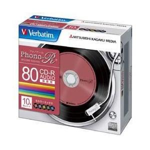 Verbatim(バーベイタム) MUR80PHS10V1 音楽用 CD-R 80分 1回録音 10枚