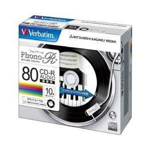 Verbatim(バーベイタム) MUR80PHW10V1 音楽用 CD-R 80分 1回録音 10枚