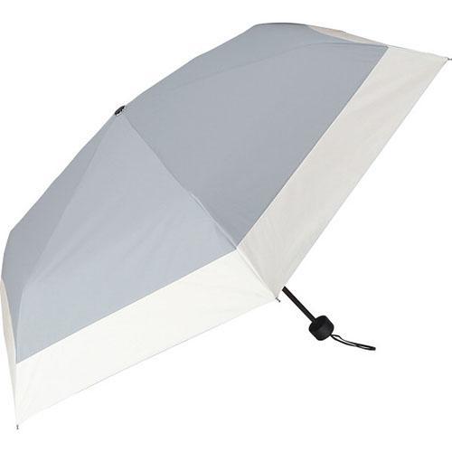 その他 ジミージー 晴雨兼用ＵＶ加工 折りたたみ傘(５５ｃｍ) グレー・オフホワイト１