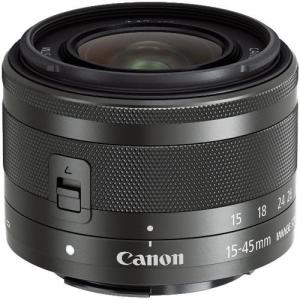 【長期保証付】CANON(キヤノン) EF-M15-45mm F3.5-6.3 IS STM(グラファイト)｜ebest