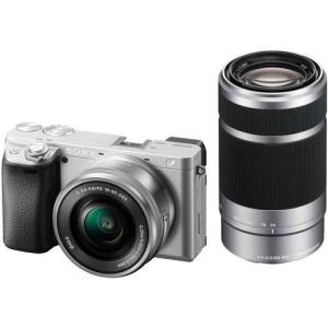 【長期保証付】ソニー(SONY) α6400 ダブルズームレンズキット(シルバー) ILCE-6400Y APS-C ミラーレス一眼カメラ