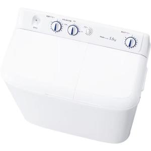 【長期保証付】ハイアール(Haier) JW-W55G-W ホワイト 2槽式洗濯機 洗濯5.5kg/脱水5kg