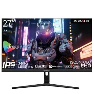 【長期保証付】ジャパンネクスト(JAPANNEXT) JN-I27FR240N 27型ワイド(16:9) ゲーミング Full-HDゲーミングモニター｜ebest