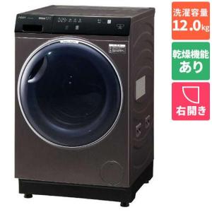 【標準設置料金込】【長期保証付】アクア(AQUA) AQW-DX12P-R-K(シルキーブラック) ドラム式洗濯乾燥機 右開き 洗濯12kg/乾燥6kg｜ebest