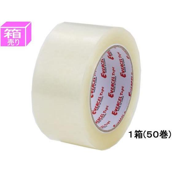 セキスイ エバーセルOPPテープ 90μ 50mm×50m 透明 50巻[代引不可]