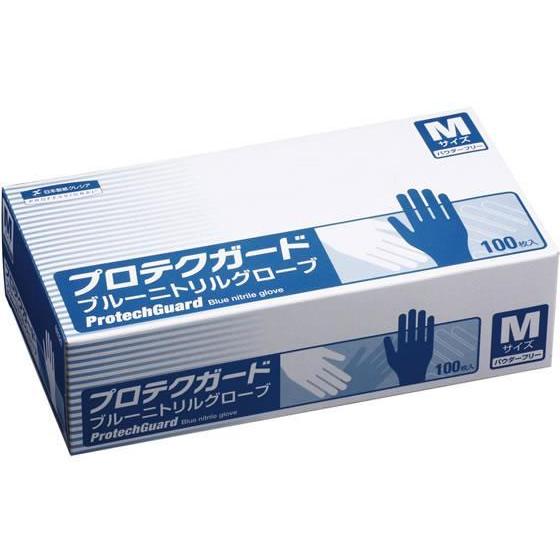 クレシア プロテクガード ブルー ニトリルグローブ Mサイズ 100枚 69321[代引不可]