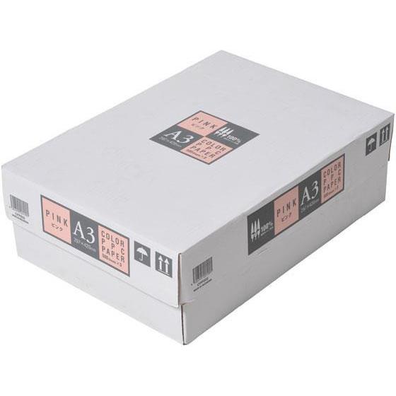 APP カラーコピー用紙 ピンク A3 500枚×3冊[代引不可]