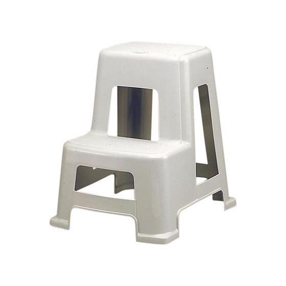 アイリスオーヤマ 2段踏み台 ライトグレー[代引不可]
