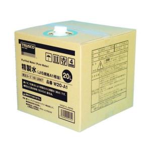 トラスコ中山 精製水 20L JIS規格A1相当[代引不可]｜ebest