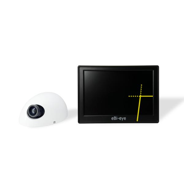 電子サイドミラー　フロントエビアイM1‐LW　左側専用 ホワイト色　可動カメラ　ズーム機能　サイド補...