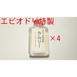 エビオドリ特製 ミネラル添加剤カムジー 4本(50ml/本）レッドビーシュリンプ 水質添加剤