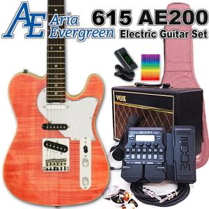 Aria ProII エレキギター 615-AE200 Aria Proll AriaProII 615 AE200 MP アリア・エヴァーグリーン エレキ