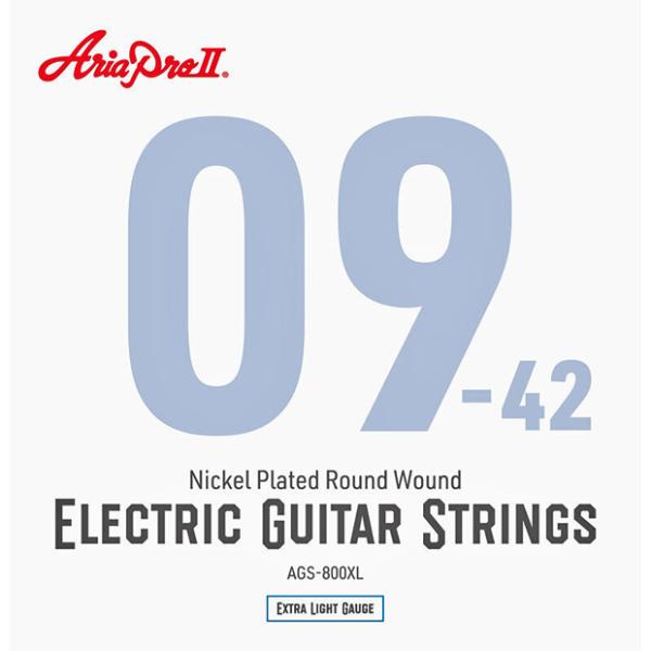 AriaProII アリア エレキギター弦 AGS-800XL【ネコポス(旧速達メール便)送料\23...