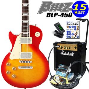 Aria Proll エレキギター 左利き 初心者セット BLP-CST/LH BK レス