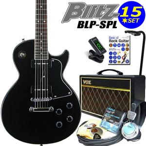 ARIA（アリア） エレキギター 初心者セット BLP-CST/BK VOXアンプ付