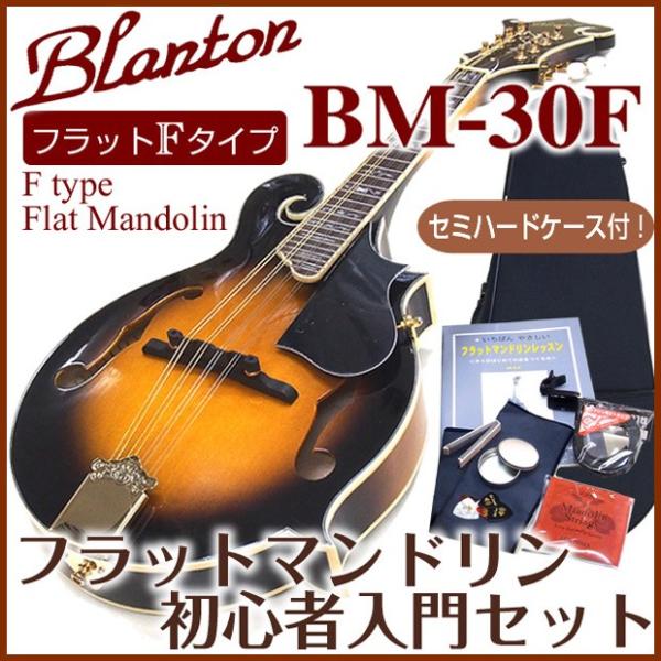 マンドリン Blanton ブラントン BM-30F 初心者 10点セット Fタイプ フラット マン...