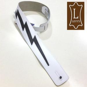 Levy's レビース ストラップ DM2 WHT Leather