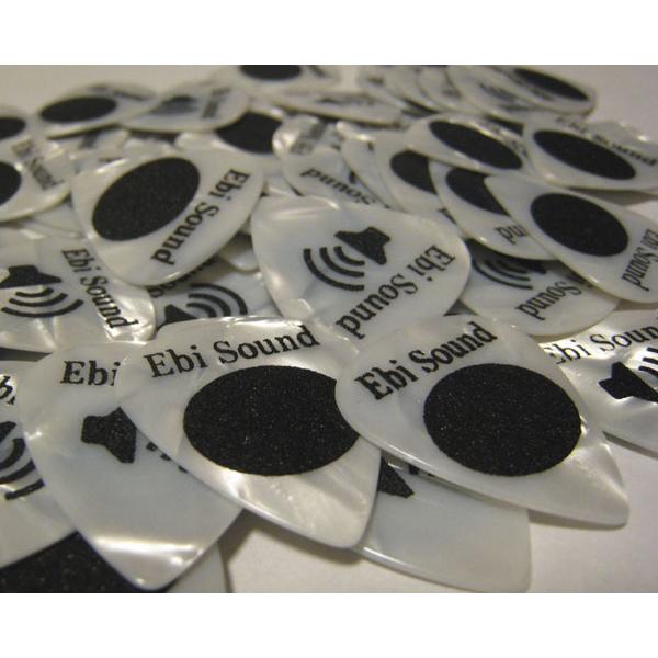 EbiSoundオリジナルピック 50枚セット サンドグリップ仕様 ティアドロップ 【ネコポス(旧速...