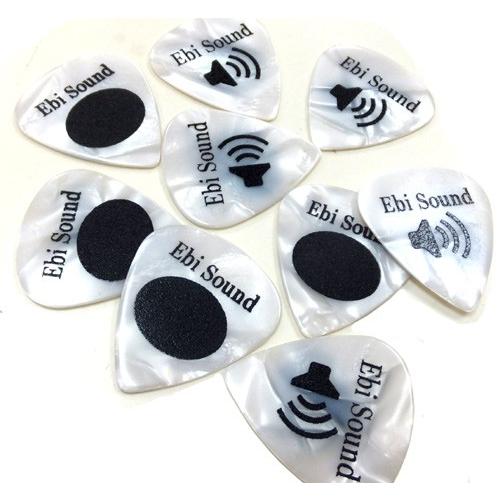 EbiSoundオリジナルピック 24枚セット サンドグリップ仕様 ティアドロップ 【ネコポス(旧速...