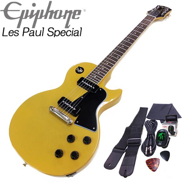 Epiphone Les Paul Special TV Yellow レスポール アクセサリーセッ...