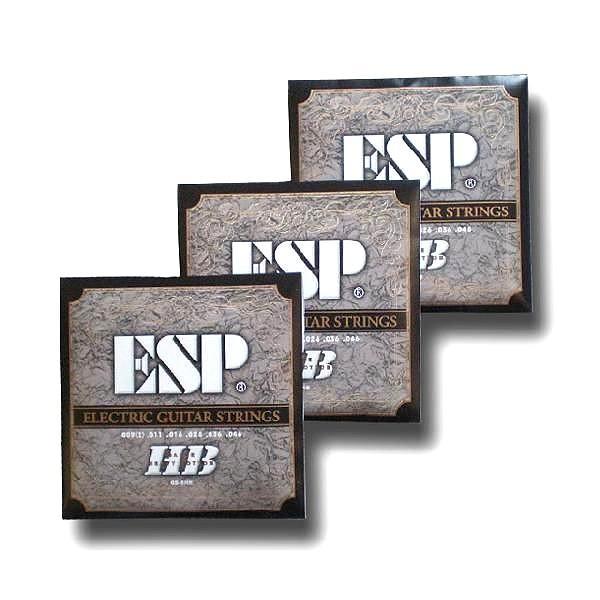 ESP エレキギター弦 GS-6HB 〔3セット〕 【ネコポス(旧速達メール便)送料230円】