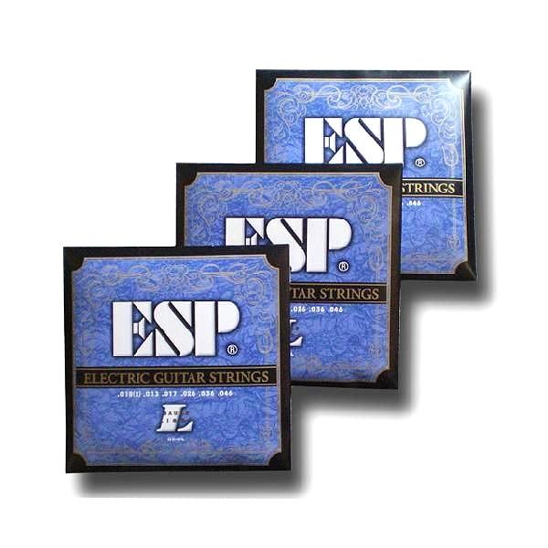 ESP エレキギター弦 GS-6L 〔3セット〕 【ネコポス(旧速達メール便)送料230円】
