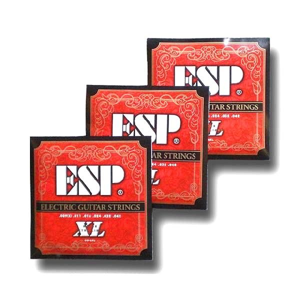ESP エレキギター弦 GS-6XL 〔3セット〕 【ネコポス(旧速達メール便)送料230円】