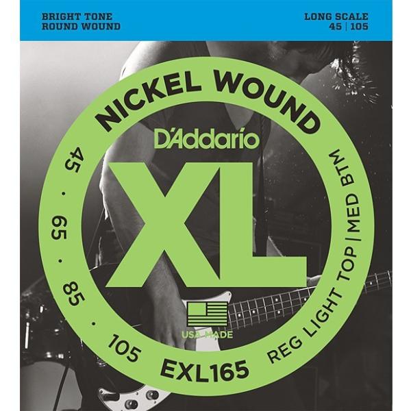 D'Addario ダダリオ ベース弦 EXL-165 【ネコポス(旧速達メール便)送料230円】