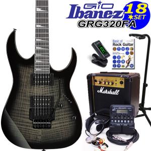 Ibanez（アイバニーズ） RG421EX BKF エレキギター 初心者セット18点