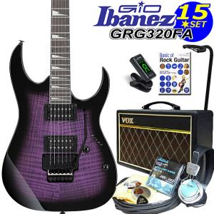 Gio Ibanez アイバニーズ GRG320FA TVT エレキギター 初心者セット VOXアンプ付き15点セット｜ebisound