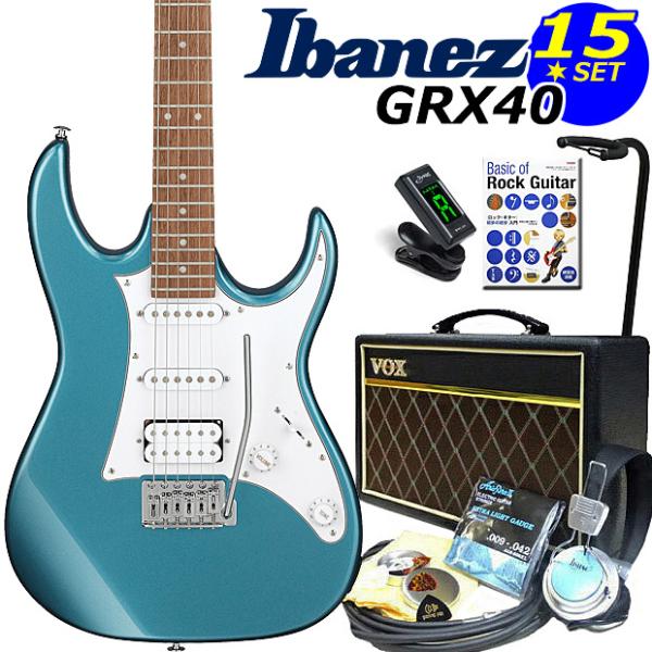 Gio Ibanez アイバニーズ GRX40 MLB エレキギター 初心者セット15点 VOXアン...