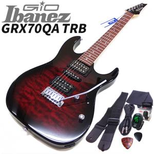 Ibanez（アイバニーズ） Ibanez GIO Series GRX70QA -TRB(Transparent