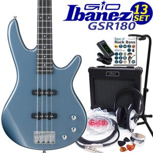 Gio Ibanez GSR180-BEM アイバニーズ 4弦エレキベース 初心者13点セット｜ebisound