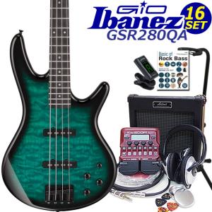 Ibanez（アイバニーズ） Gio Ibanez GSR280QA-TMS 4弦エレキベース