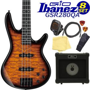 Ibanez（アイバニーズ） Gio Ibanez GSR280QA-TMS 4弦エレキベース