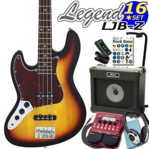 SELDER エレキベース 左利き用 JB-37LH/PB-37LH 13点初心者セット